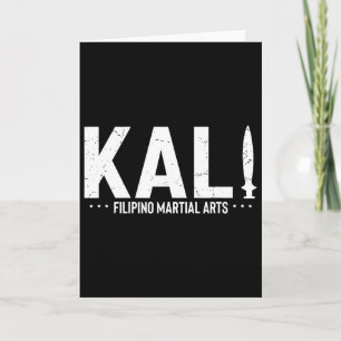 Tarjeta Dicho Antiguo Entrenamiento de Artes Marciales Fil