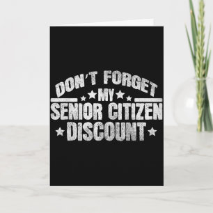 Tarjeta Dicho Divertido No Olvides Mi Descuento De Tercera