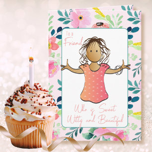 Tarjeta Dicho divertido para cumpleaños 60 Gracioso Dibujo