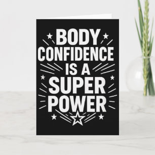 Tarjeta Dicho Motivacional de Confianza Corporal