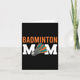 Tarjeta Dichos de Volante de Bádminton