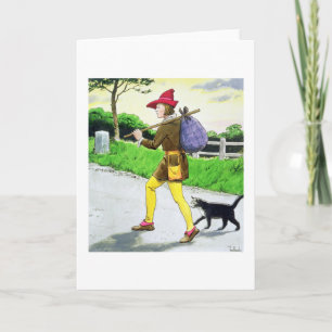 Tarjeta Dick Whittington (1358-1423) y su gato, del 'PE