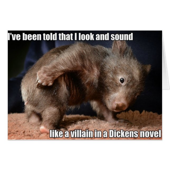 Tarjeta Dickens Villain (Anverso (Horizontal))
