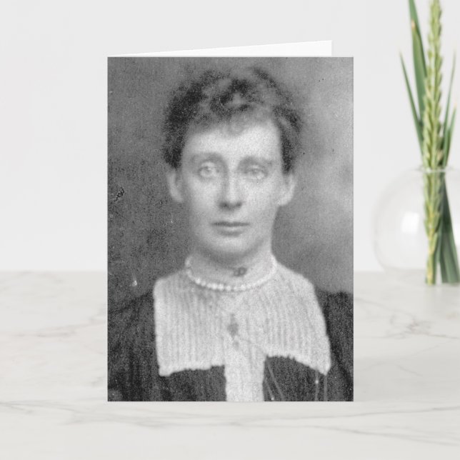 Tarjeta Dickinson violeta (Anverso)