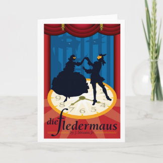 Tarjeta Die Fledermaus, Ópera
