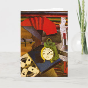 Tarjeta Diego Rivera, El reloj despertador,