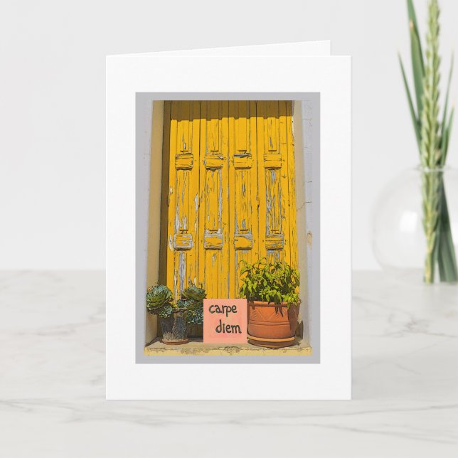 TARJETA DIEMANIA DE CARPA /CONSEGUIR EL DÍA/CUMPLEAÑOS FEL (Anverso)