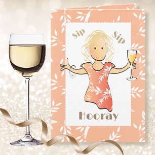 Tarjeta Dieta divertida de 60 cumpleaños femenino cartoon 