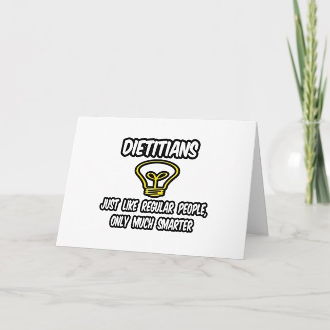 Tarjeta Dietistas... gente común y corriente, sólo más int (Anverso)