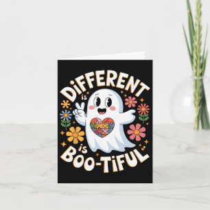 Tarjeta Diferente es la conciencia del autismo de Boo Tifu
