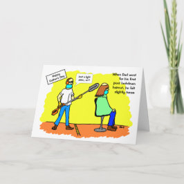 Tarjeta Difícil corte de pelo de distancia social Día del