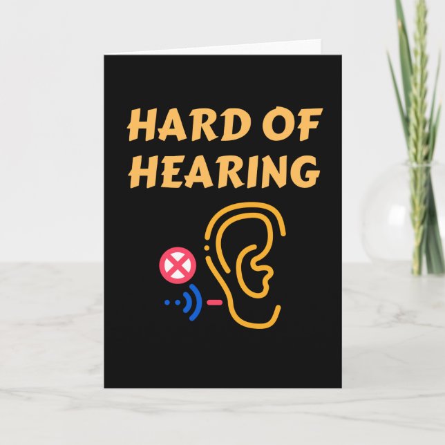 Tarjeta Difícil de escuchar (Anverso)