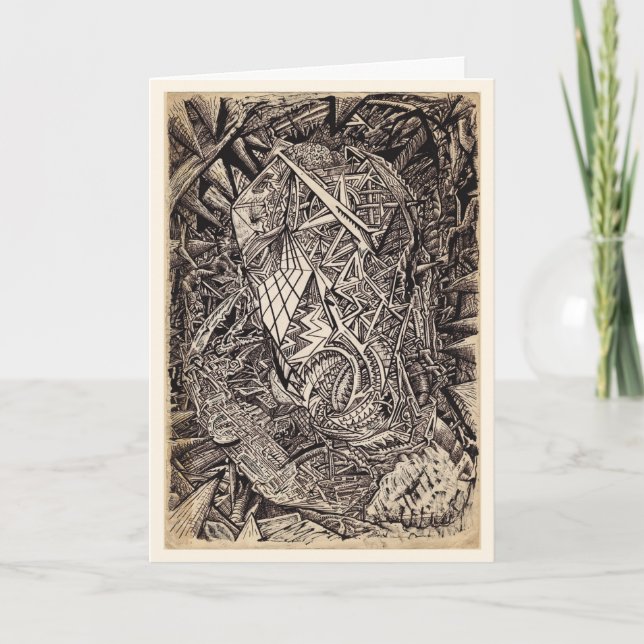 Tarjeta Difractado (habitante de la cueva)  (Anverso)