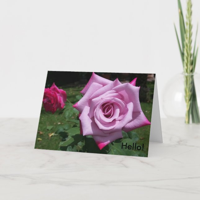 Tarjeta Diga "Hola" A Sus Amigos (Anverso)