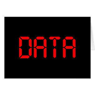 TARJETA DIGITAL DE DATOS