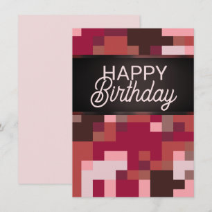 Tarjeta digital digital digital feliz de cumpleaño