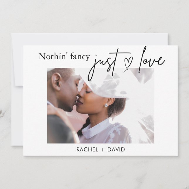 Tarjeta Digital Nos Fugamos Huida de Novios Fiesta (Anverso)