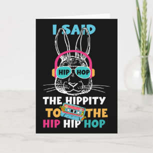 Tarjeta Dije Hip La Hippity Para Saltar Hip Hop Bunny Dive
