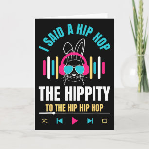 Tarjeta Dije Hip La Hippity Para Saltar Hip Hop Bunny Dive