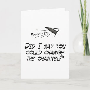 Tarjeta ¿Dije que podías cambiar el canal?