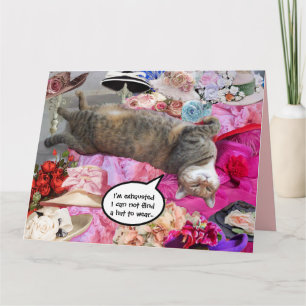 Tarjeta Dilema del gato de la princesa Tatus