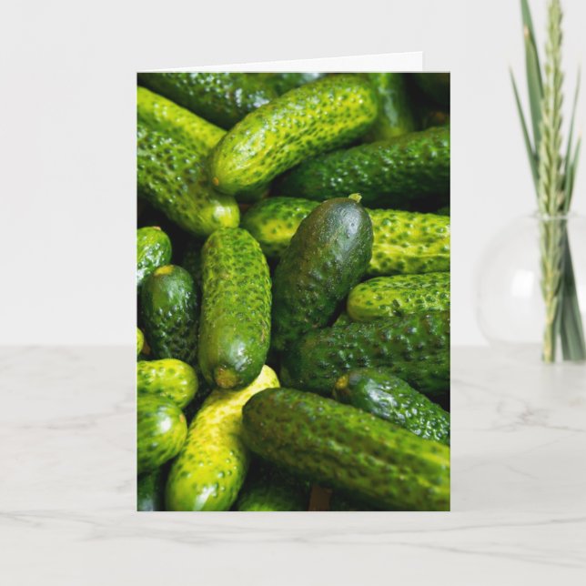 TARJETA DILL PICKLES BIG DILL BIRTHDAY FUNNY CARTA (Anverso)