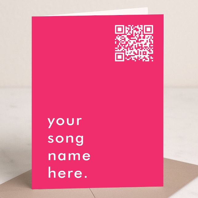 Tarjeta Dilo con música | Canción Streamable de código QR  (Subido por el creador)