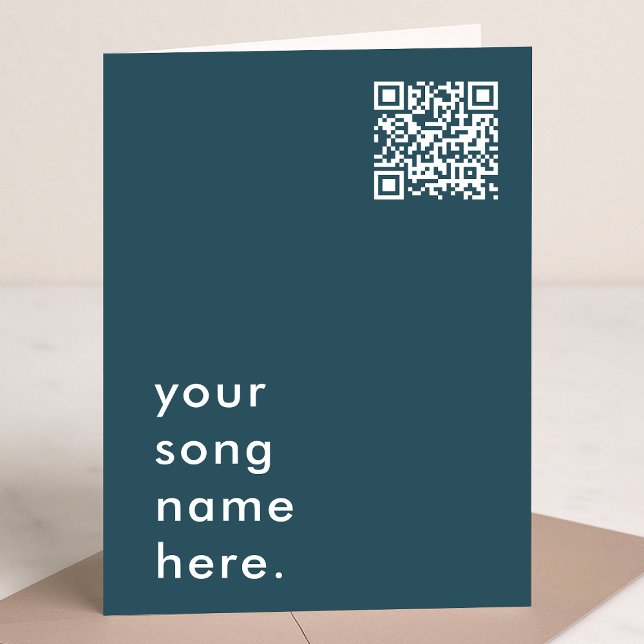 Tarjeta Dilo con música | Canción Streamable del código QR (Subido por el creador)