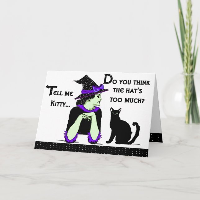Tarjeta "Dime Kitty" (Anverso)