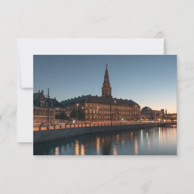 Tarjeta Dinamarca de Copenhague (Anverso)