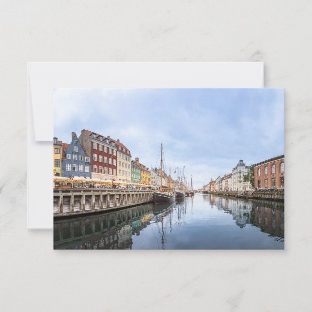 Tarjeta Dinamarca de Copenhague (Anverso)