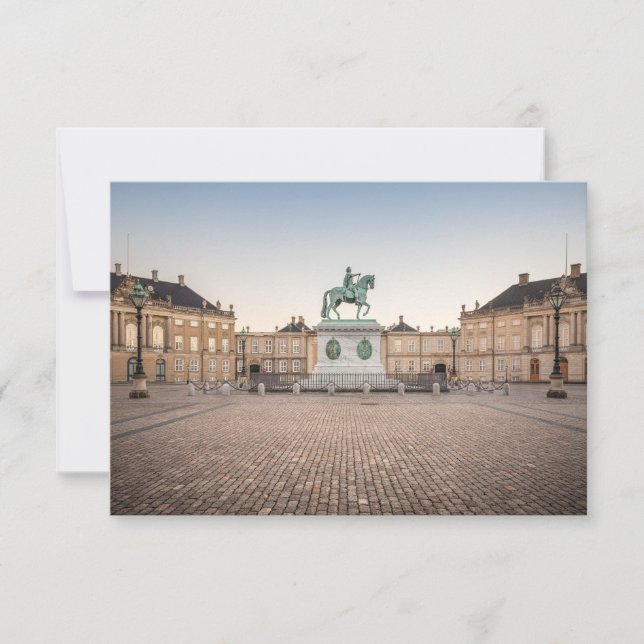 Tarjeta Dinamarca de Copenhague (Anverso)