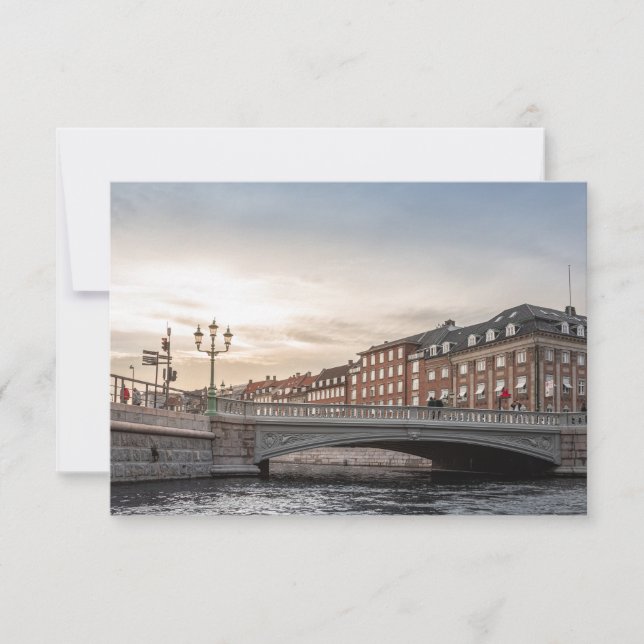 Tarjeta Dinamarca de Copenhague (Anverso)