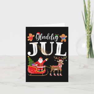 Tarjeta Dinamarca Glædelig Jul Danés Merry Christmas Glæ