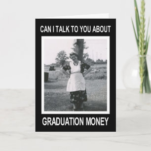 Tarjeta Dinero de graduación - DIVERTIDO