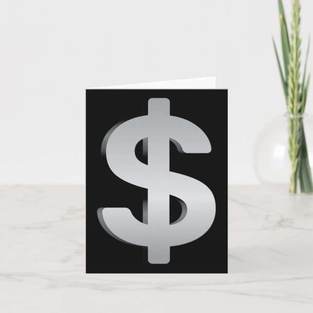 Tarjeta Dinero Y Moneda (Anverso)