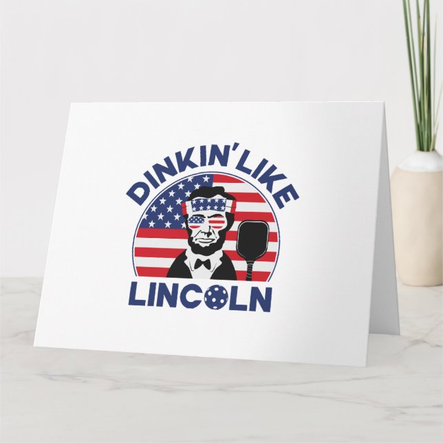 Tarjeta Dinkin Como Lincoln (Anverso)