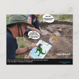 TARJETA DINO #GLOBEXIT (Colección Plano Tierra 201