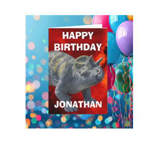 Tarjeta Dino-Mite Primer cumpleaños