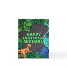 Dino Trex Jurassic Boy Dinosaur Cumpleaños