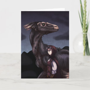 Tarjeta Dinosaurio de Rainy Day
