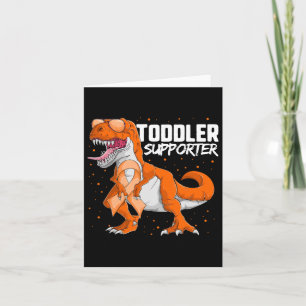 Tarjeta Dinosaurio de sensibilización