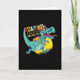 Tarjeta Dinosaurios felices 100 días de regalo gracioso