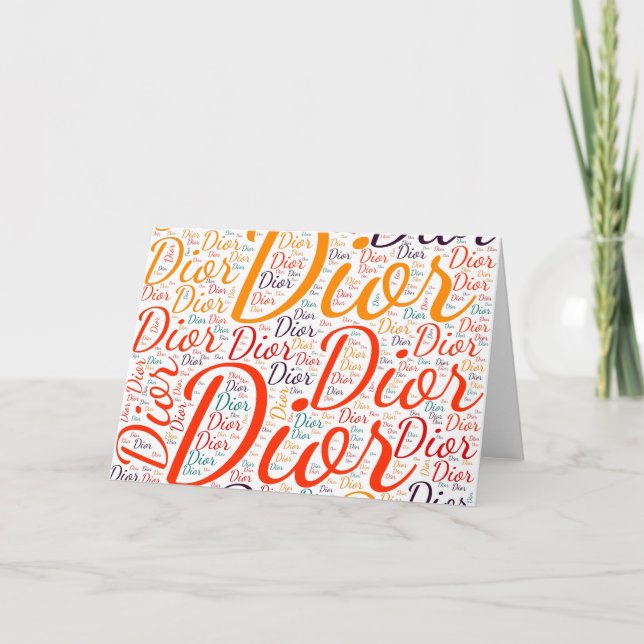 Tarjeta Dior (Anverso)