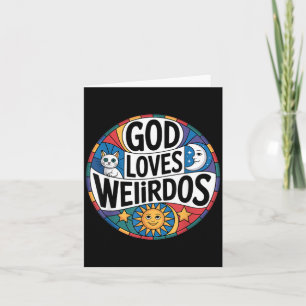 Tarjeta Dios ama a los raros