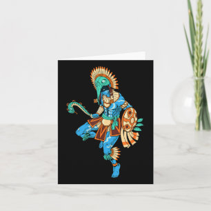 Tarjeta Dios Azteca De Guerra Y Sol - Huitzilopochtli