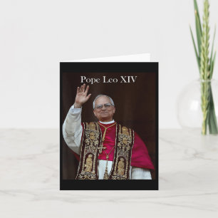 Tarjeta Dios bendiga al Papa León Xiv Camiseta del Papa Le