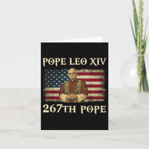 Tarjeta Dios bendiga al Papa León Xiv Camiseta del Papa Le