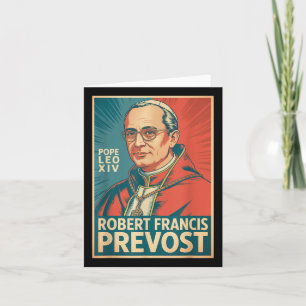 Tarjeta Dios bendiga al Papa León Xiv Papa León Xiv