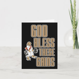 Tarjeta Dios Bendiga Estos Ganancias La Construcción Del C